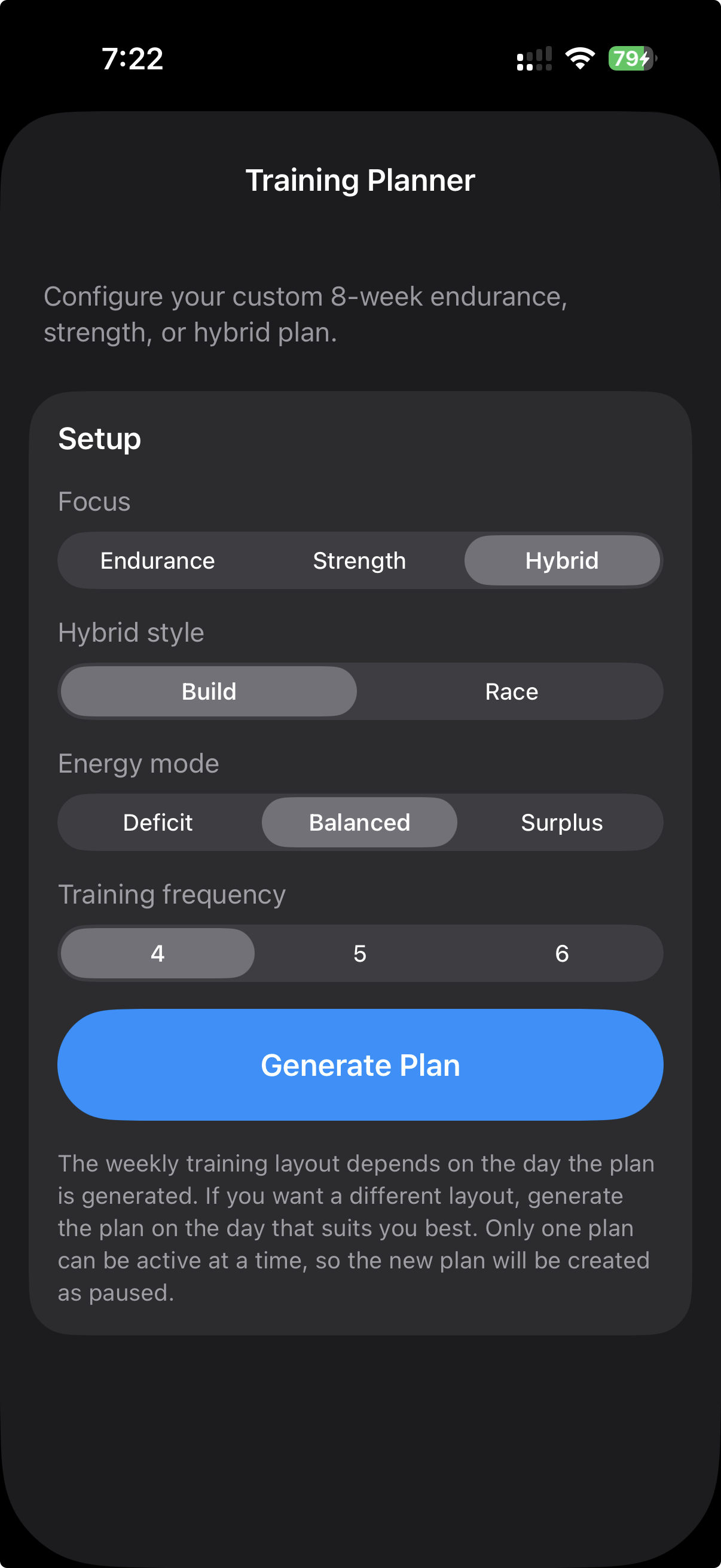 MEtrcs Planner Setup